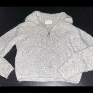 Cropped Alpaca Wool Sweater